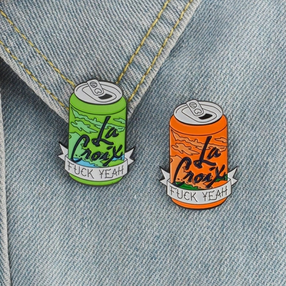 La Croix "Fuck Yeah" Can Fashion Pin ✴ - Picture 3 of 15